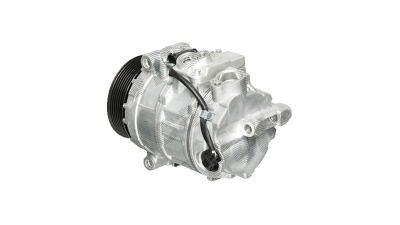 Compresor aer conditionat Mercedes Clasa C (W203), 2000-2007, motorizare 3.0 CDI, C320 CDI; diesel, rola curea 100 mm, 7 caneluri, de tip Denso: 7SEU17C