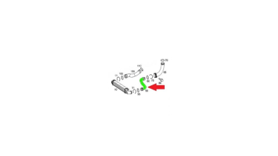 Furtun intercooler, supraalimentare Mercedes E-Class (W211) 2002-2009, cauciuc, BestAutoVest 5016PT-2