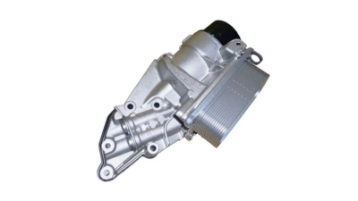 Radiator racire ulei motor, termoflot Mercedes Vito/Viano (W639), 09.2007-2014, motor 3.5 V6, 190 kw, benzina, cv automata, 140x70x50 mm, cu filtru ulei si carcasa, din aluminiu