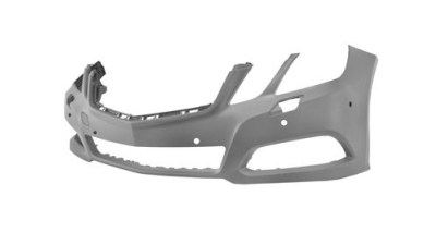 Bara fata Mercedes Clasa E (W212) Model AVANGARDE, 09.2009-02.2013, grunduit, cu gauri pentru spalatoare faruri,cu gauri pentru senzori de parcare, 2128801940