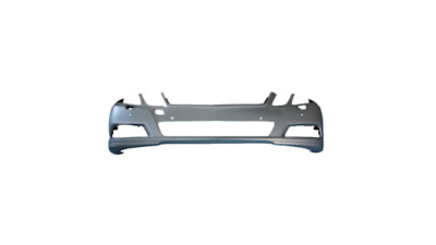 Bara fata Mercedes Clasa E W212 09.2009-02.2013 Model Elegance, parte montare grunduita, cu gauri pentru spalator si senzori parcare, 501807-J, Aftermarket