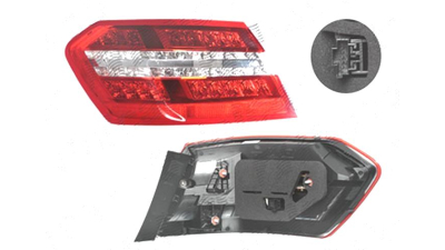 Stop spate lampa Mercedes Clasa E (W212) Sedan/Combi, 09.2009-02.2013, spate, Stanga, SEDAN, partea exterioara; LED; fara suport bec, DEPO