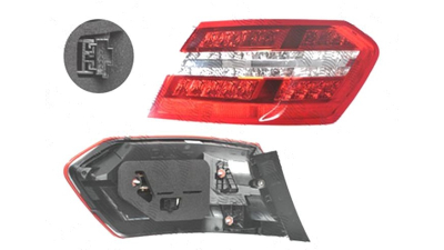 Stop spate lampa Mercedes Clasa E (W212) Sedan/Combi, 09.2009-02.2013, spate, Dreapta, SEDAN, partea exterioara; LED; fara suport bec, DEPO