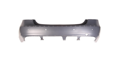 Bara spate Mercedes Clasa E (W212) Sedan, 09.2009-02.2013, cu gauri pt. ornamente; cu gauri pentru Senzori de parcare (PDC); grunduit, Aftermarket