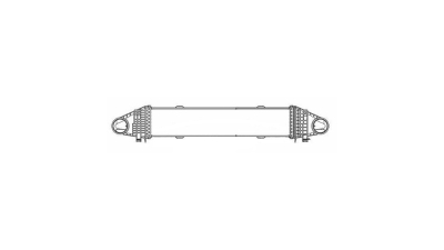Intercooler Mercedes Clasa E (W212), 01.2009-2016, motor 1.8 T 135kw, benzina, cu/fara AC, aluminiu brazat/plastic, 625x128x62 mm, SRLine, 