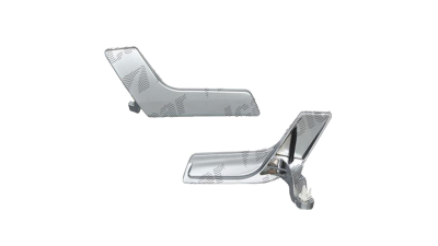 Maner deschidere usa interioara Mercedes Clasa E (W212) Sedan/Combi, 09.2009-2016 Fata=Spate, partea Stanga, argintiu; numai levierul, Aftermarket