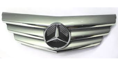 Grila radiator Mercedes Clasa A (W169), 05.2008-06.2012, crom/gri, 1698802083, 502105-1