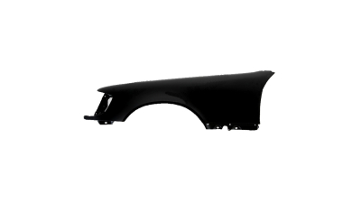 Aripa fata Mercedes Clasa S W140 1991-1995, parte montare stanga, fara gaura semnalizator, 502401-1, Aftermarket