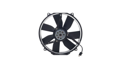 GMV radiator electroventilator Mercedes Clasa S (W140), 1991-1998, dimensiune 180W/310mm, cu 2 pini, metalmm, Aftermarket