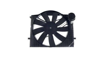 GMV radiator electroventilator Mercedes Clasa S (W220), 1998-06.2001 S 55 Amg (5,4 Amg 265kw); S280 (2,8 150kw Manual/Automatic); S320 (3,2 165kw); S430 (4,3 V8 205kw); Benzina, Automat, 420W/520mm, cu 2 pini, metal, Aftermarket