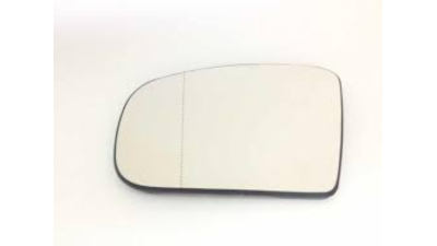 Geam oglinda Mercedes Clasa S (W220) 10.1998-2002, Mercedes Clasa CL (C215) 09.1999-12.2005, Dreapta, Albastra, Cu incalzire, Asferica, BestAutoVest 5025552E  , 2 pini