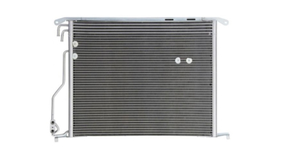 Condensator climatizare Mercedes Clasa S (W220), 1999-2005; Clasa CL (C215), 1999-2006; Clasa SL (R230), 2001-2008 cv automata , full aluminiu brazat, 625 (580)x485x16 mm, cu radiator de ulei integrat