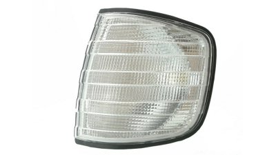 Lampa semnalizare fata Mercedes Clasa S (W126) 1980-1991, W126, partea Stanga, Fata, alb; cu soclu bec; Omologare: ECE, DEPO