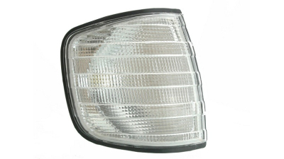 Lampa semnalizare fata Mercedes Clasa S (W126) 1980-1991, W126, partea Dreapta, Fata, alb; cu soclu bec; Omologare: ECE, DEPO