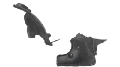 Carenaj roata Mercedes Clasa SLK (R171), 11.2004-03.2011, partea Dreapta, Punte fata partea din spate, 1716981830, 5028FP2T