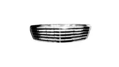Grila radiator Mercedes Clasa S (W220) 2003-08.2005, crom/negru, 2208800583, 503005