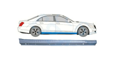 Prag MERCEDES Clasa S (W221) 09.2005-09.2013, partea dreapta, otel galvanizat