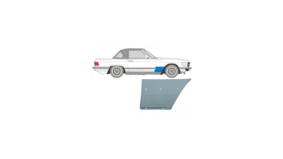 Panou reparatie aripa fata MERCEDES Clasa SL (R107), 01.71-09.1989, fata, partea dreapta, inferior, otel galvanizat
