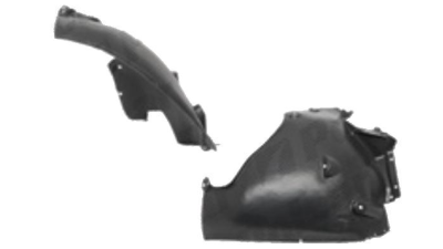 Carenaj roata Mercedes Clasa CLS (C219), 10.2004-01.2011, partea Stanga, Punte fata partea din spatele rotii,  2196900530, 5034FL2T