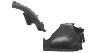 Carenaj roata Mercedes Clasa CLS (C219), 10.2004-01.2011, partea Dreapta, Punte fata partea din spatele rotii,  2196900630, 5034FP2T