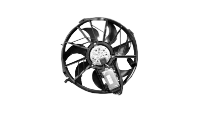 GMV radiator electroventilator Mercedes Clasa A (W169), 2004-2012 Tip A150/A160/A160 Blueefficiency (1,5 70kw); Diesel/Benzina,  420mm, cu 4 pini, cu modul electric control, plastic, Aftermarket
