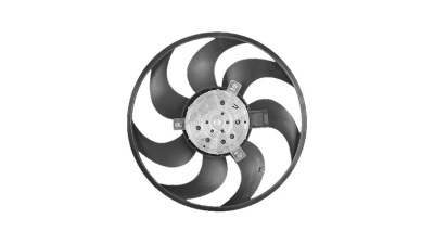 GMV ventilator radiator Mercedes Viano/ Vito (W639), 2003-2014, motor 2.1 CDI, 3.0 CDI, diesel, 3.5 V6, 3.7 V6, benzina, 300 W; 312 mm; 2 pini, 
