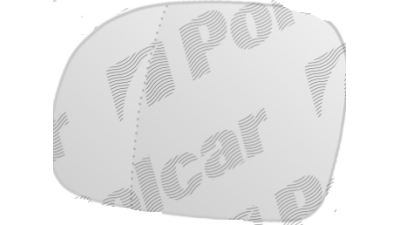 Geam oglinda Mercedes Viano (W639) 01.2003-10.2010 partea stanga BestAutoVest crom asferica cu incalzire