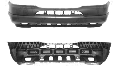 Bara fata Mercedes Clasa ML (W163), 02.1998-07.2000, grunduit, A16388001707700