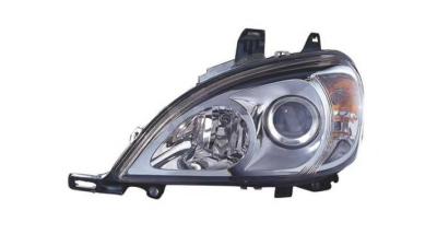 Far Mercedes Clasa ML (W163), 09.2001-07.2005, Electric, tip bec H7+H7, cu motoras,omologare ECE, A1638204661, Dreapta, marca DEPO