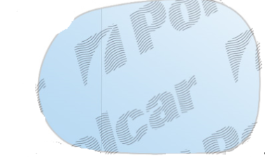 Geam oglinda Mercedes Clasa ML (W163) 02.1998-2001 partea stanga BestAutoVest albastra asferica cu incalzire