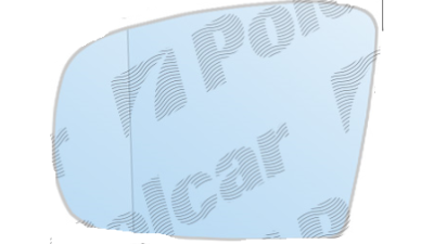Geam oglinda Mercedes Clasa ML (W163) 2001-07.2005 partea stanga BestAutoVest albastra asferica cu incalzire 5044548E