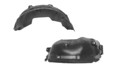 Carenaj roata Mercedes Clasa ML (W163), 02.1998-07.2005, partea Dreapta, Fata, 1638840822, 5044FP1T