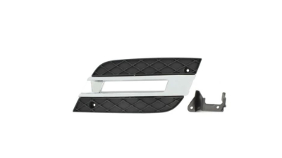 Grila bara fata MERCEDES Clasa ML (W164), 2009-11.2011, fata, partea stanga, cu gauri lumini de zi