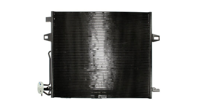 Condensator climatizare Mercedes GL (X164), 09.2006-08.2012; Clasa M (W164), 07.2005-12.2011; Clasa R (W251), 08.2005-12.2014 motor 3,0 CDI; 4,0 CDI; 3,5 V6; 4,7 V8; 5,4 V8 benzina, full aluminiu brazat, 625 (585)x522x17 mm