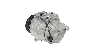 Compresor aer conditionat Mercedes Clasa M (W164), 2005-2012, motorizare 3.0 CDI/4.0 CDI, ML280/ML300/ML320/ML350 CDI; ML420 CDI/ML450 CDI; diesel, rola curea 100 mm, 8 caneluri, de tip Denso: 7SEU17CA