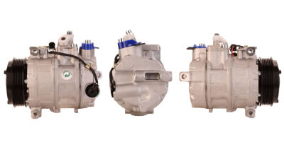 Compresor aer conditionat Mercedes Clasa M (W164), 2005-2012, motorizare 3.5 V6/5.5 V8, ML350; ML500/550; benzina, rola curea 110 mm, 6 caneluri, de tip Denso: 7SEU17C