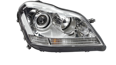 Far Mercedes Clasa Gl (X164), 08.2006-09.2007, partea Dreapta, bi-xenon; cu sistem iluminat in curba; D2S+H7+PY21W+W5W+WY5W; electric; cu bec descarcare in gaz; cu transformator; cu motor; cu becuri; cu unitate control lumina viraje, HELLA