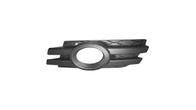 Grila bara fata Mercedes Clasa Gl (X164) 08.2006-2009, parte montare partea stanga, negru, cu gaura pentru proiector, 504827-3, Aftermarket