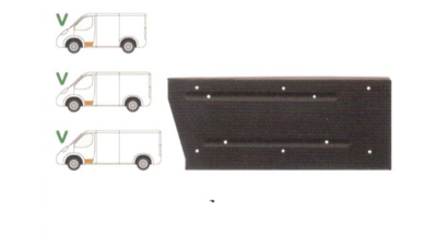 Treapta usa Mercedes 406-613/O 309 1977-1985 , partea Fata Stanga, 