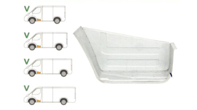 Treapta usa Mercedes 512d-814 Da (Vario) 09.1996-2013 , partea Fata Stanga, 