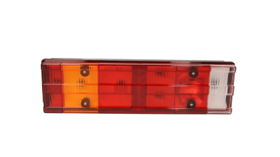 Stop lampa spate Mercedes Benz Atego 1998-, Vario 512D-814DA 1996-2013 pickup, 465x134mm, 12/24V, cu lampa numar, partea stanga, 1 buc.