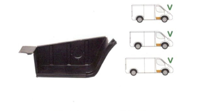 Treapta usa Mercedes 207-410 1977-1995 Model Scurt/Mijlociu/Lung , partea Fata Dreapta, Mare, 