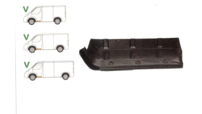 Treapta usa Mercedes 207-410 1977-1995 Model Scurt/Mijlociu/Lung , partea Fata Stanga, Mic, 