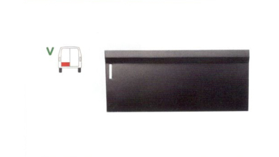 Panou reparatie usa Mercedes 207-410, 1977-1995 modele cu 2 usi spate, partea stanga, parte inferioara spate 1/3; inaltime 330 mm, 