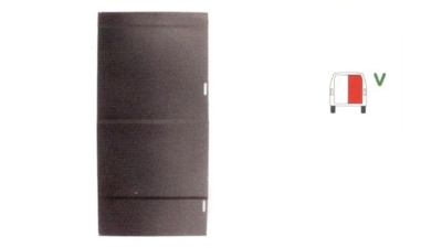 Element reparatie usa Mercedes 207-410, 1977-1995 (pt modele cu 2 usi spate), partea dreapta, usa spate, fara geam, 