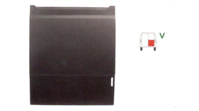 Element reparatie usa Mercedes 207-410, 1977-1995 (pt modele cu 2 usi spate), partea dreapta, usa spate, pana la geam, 