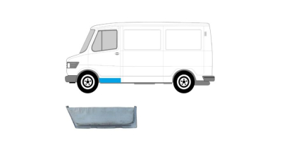 Panou reparatie usa Mercedes 207-410 Din 1977-1995 Partea Stanga, Fata,inferior jgheab