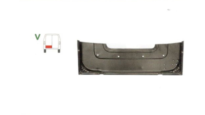 Element reparatie usa Mercedes 207-410, 1991-1995, partea stanga, inaltime 215 mm, parte inferioara, usa spate, cu 3 nervuri, 