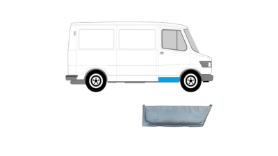 Panou reparatie usa Mercedes 207-410 Din 1977-1995 Partea Dreapta, Fata,inferior jgheab
