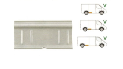 Intaritura prag lateral Mercedes 207-410 1977-1995 Model Scurt/Mijlociu/Lung , partea Stanga/ Dreapta, Inferioara, Scurt, L=420 Mm, 